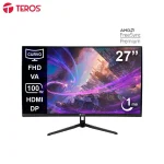 Monitor curvo TEROS TE-2732S 27" FHD VA 100Hz 1ms HDMI DP negro