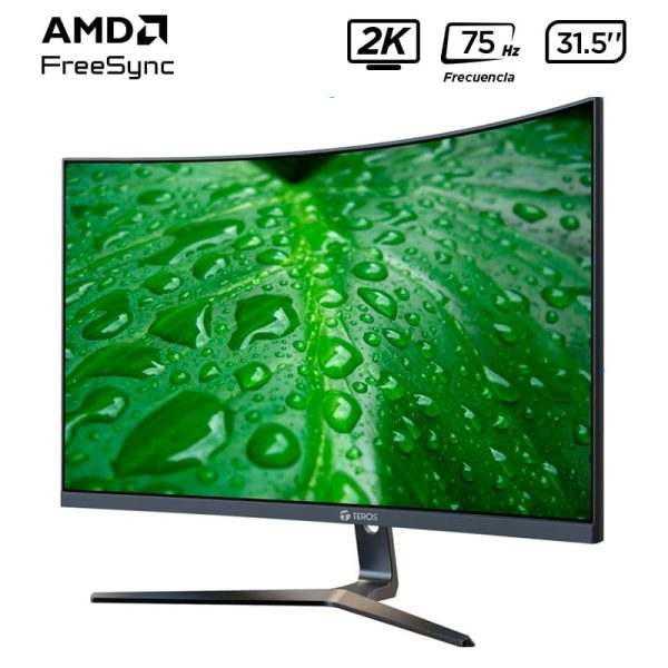 Monitor curvo TEROS TE-3250S, 31.5 2K QHD VA, HDMI, DP